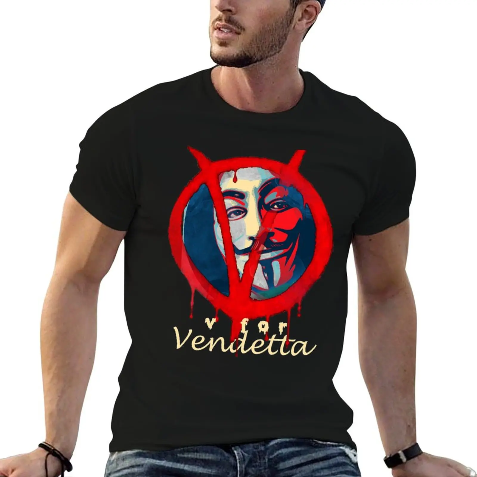 V FOR Vendetta T-Shirt Cool Dry Performance T-Shirt