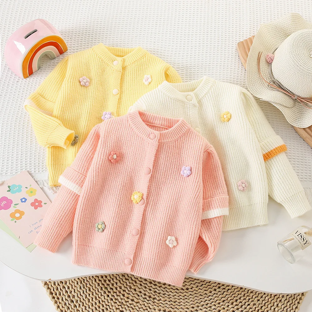 Sweater Kids, Adorable Knitwear Toddler Boy Girl, Baby Clothes Essential Trendy