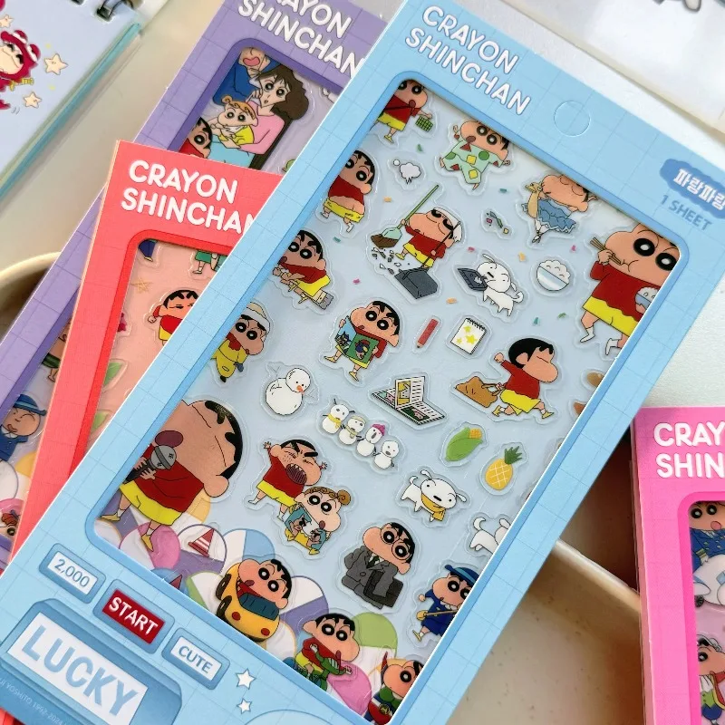 Crayon Shin-chan Sticker Cute Cartoon Creativity Child Sticker New Fashion Exquisite Child Reward Gifts
