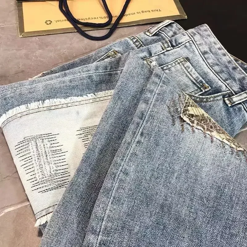 جينز رجالي بقصة ضيقة مربوطة ، بنطلون رعاة البقر الذكور ، أنبوب ضيق مدبب ، بنطلون نحيف كلاسيكي ، قصة ضيقة ، Y2K أنيق ، فاخر ناعم ، جديد