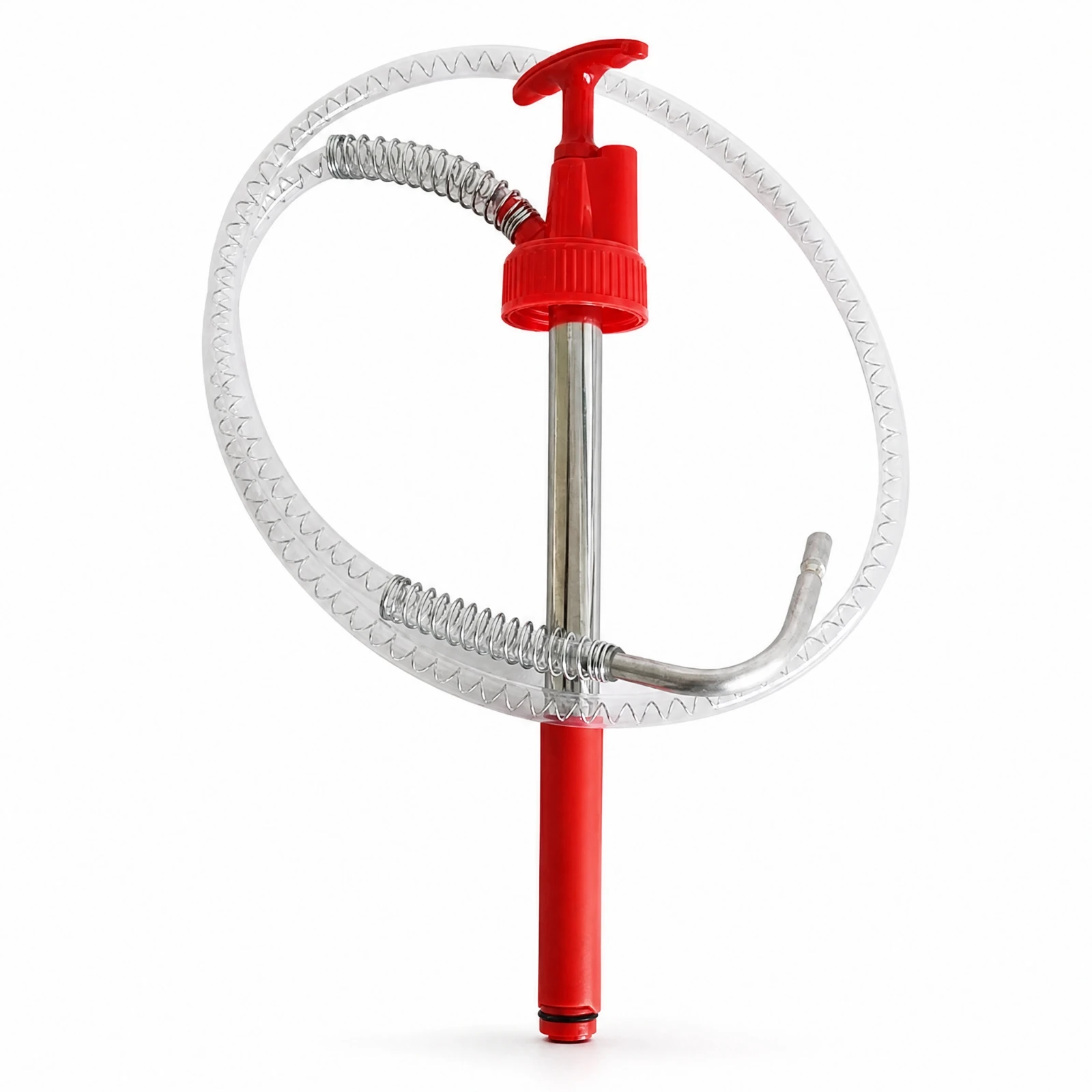 Manual Oil Drum Pump Cordless Drum-Mounted Oil Pump with Metal Nozzle for Mechanics, Vehicle Maintenance, Garages
