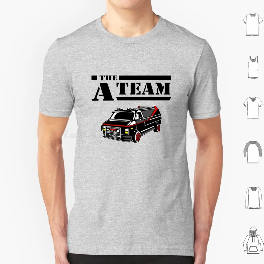 The A-Team T Shirt Big Size 100% Cotton A Team Gmc Van John Hannibal Smith Templeton Face Peck Faceman Howling Mad Murdoc Mr T