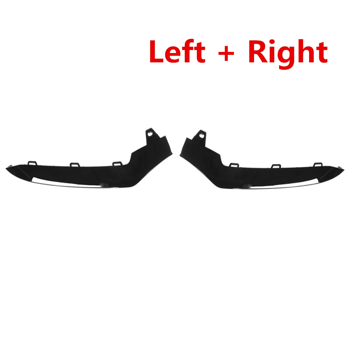Black Car Front Bumper Splitter Diffuser Lip Lower Lid Cover Trim For Benz E-Class W212 E200 E220 E250 E300 E350 2014 2015 2016