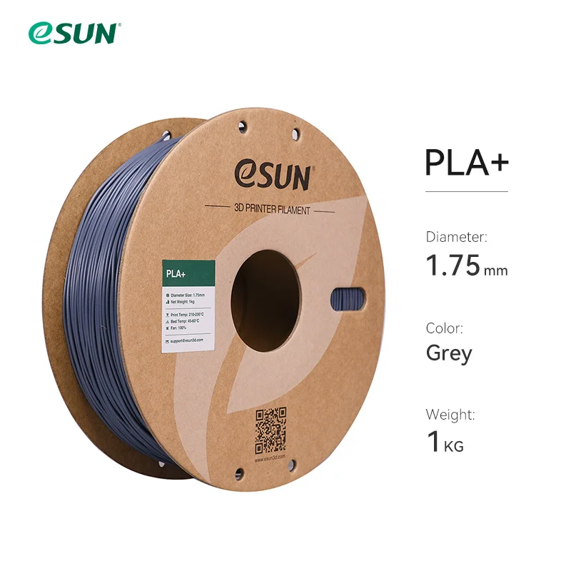 eSUN 3D-printerfilament PLA+ 1,75 mm Dimensionale nauwkeurigheid +/- 0,03 mm 1 kg (2,2 LBS) Spoel 3D-printmateriaal voor 3D-printers