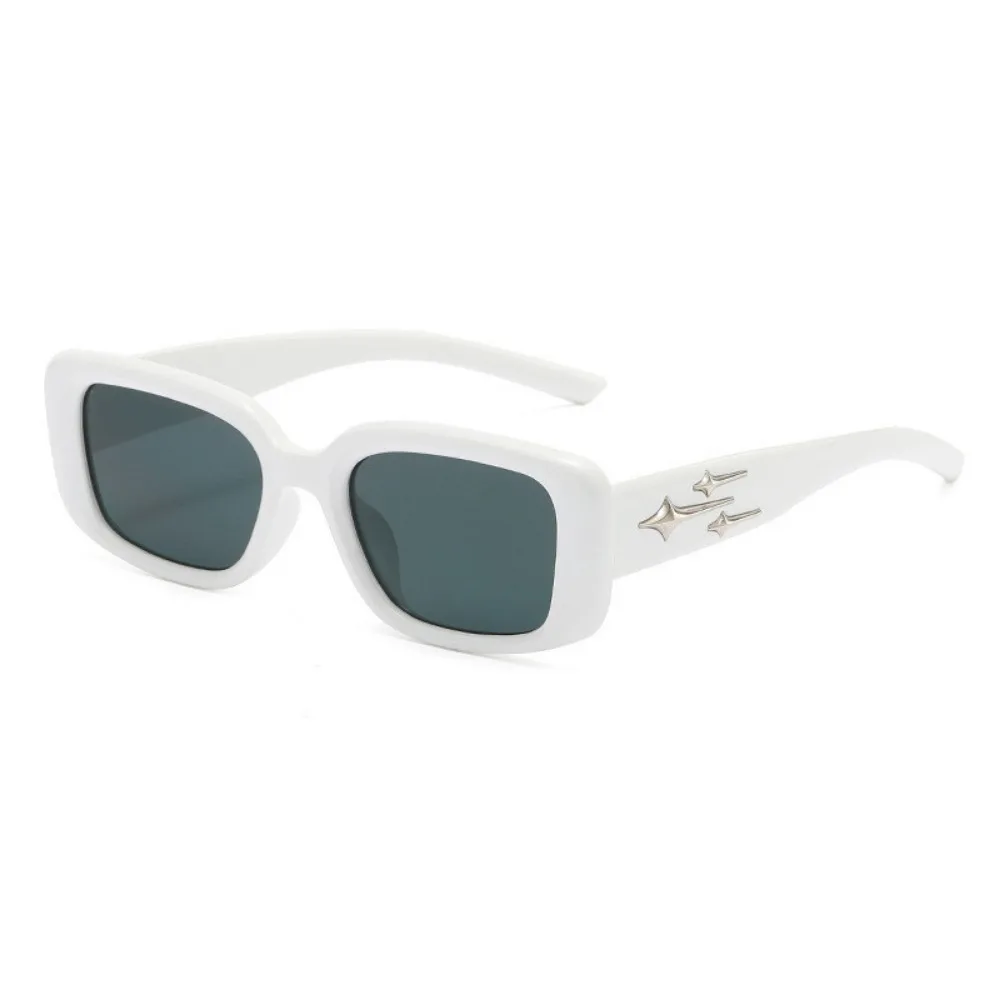 Koreanische Version Mode Retro Rechteck Sonnenbrille für Frauen Männer Sterne hochwertige Schatten Brille Anti-UV-Straße Fotos Brillen – Detail 6