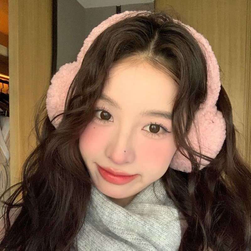 تقليد الكشمير غطاء للأذنين الشتاء موضة جديدة السيدات غطاء للأذنين شعبية الدافئة في الهواء الطلق الملابس الشتاء الملحقات