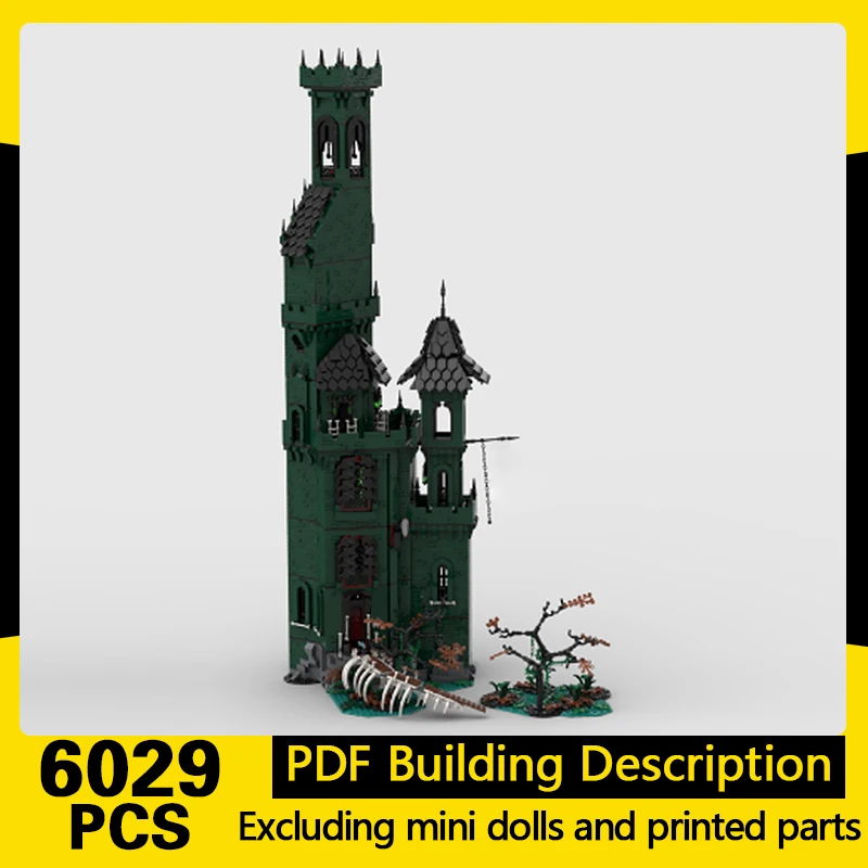 

Medieval Castle Model MOC Building Bricks Dark Ancient Castle Modular Technology Gifts Holiday Assemble Children Toys Suit