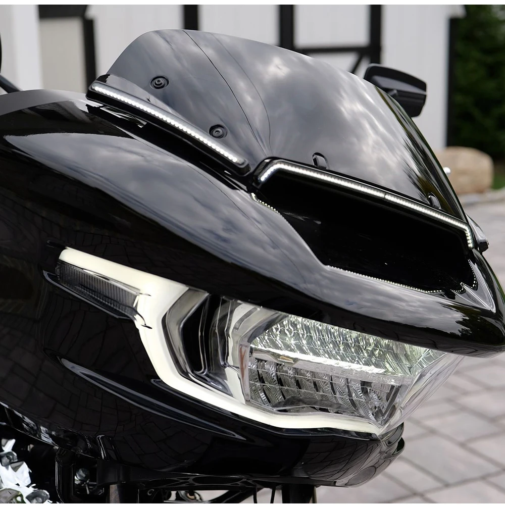 For Harley 2023 2024 TOURING CVO 121 117 Road Glide ST FLTRXSE FLTRX FLTRXSTSE Motorcycle NEW  Accessory LED CENTER FAIRING VENT