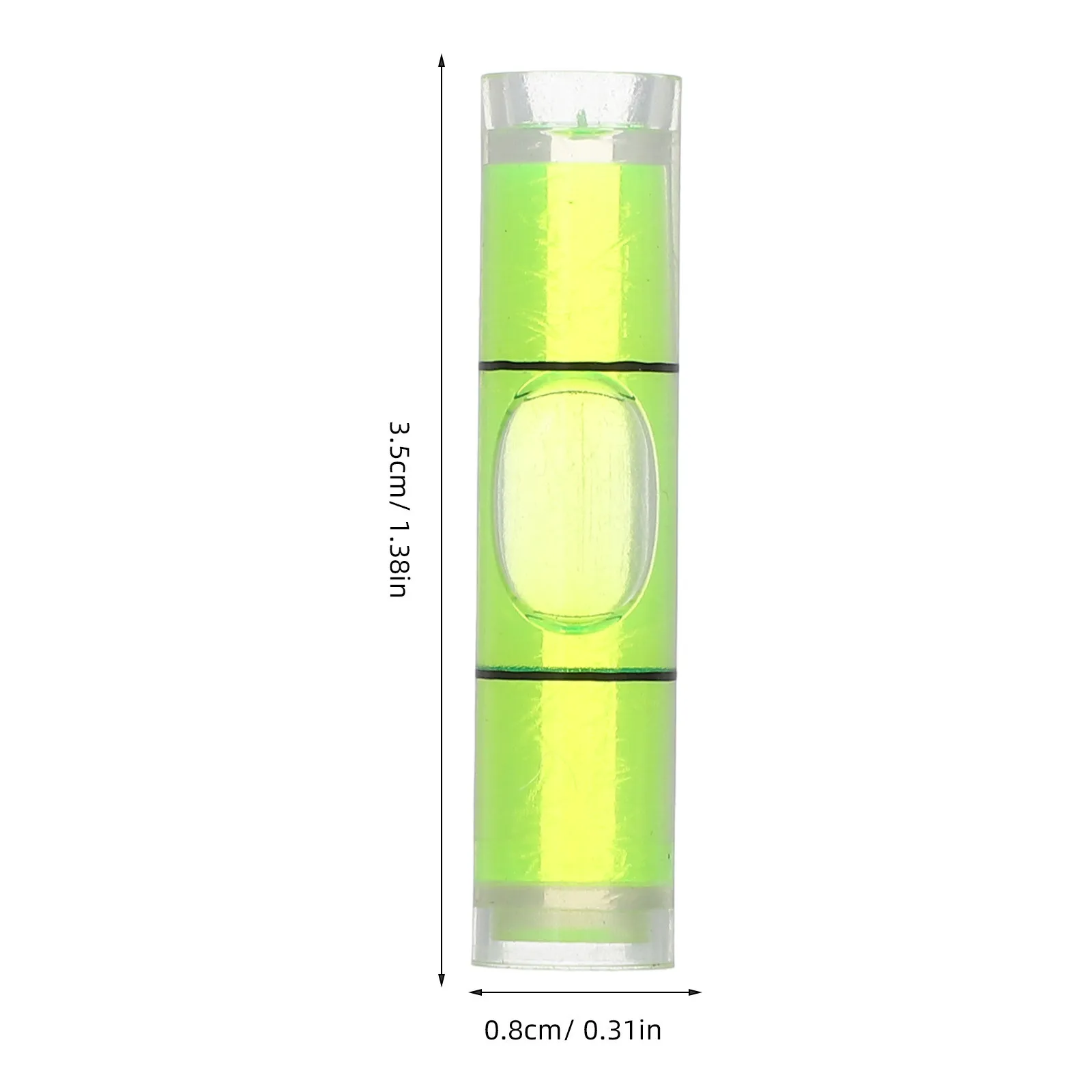 50pcs Small Bubble Levels Round Horizontal Rulers High Precision Measuring Instruments For Hanging Spirit Level Mini String Line