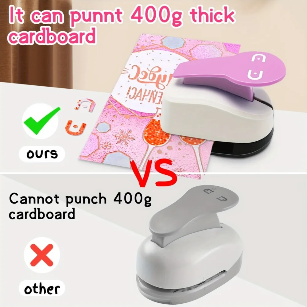 New Metal Earring Card Hole Punch Sturdy Punch Perforator Scrapbook Punching DIY Embosser
