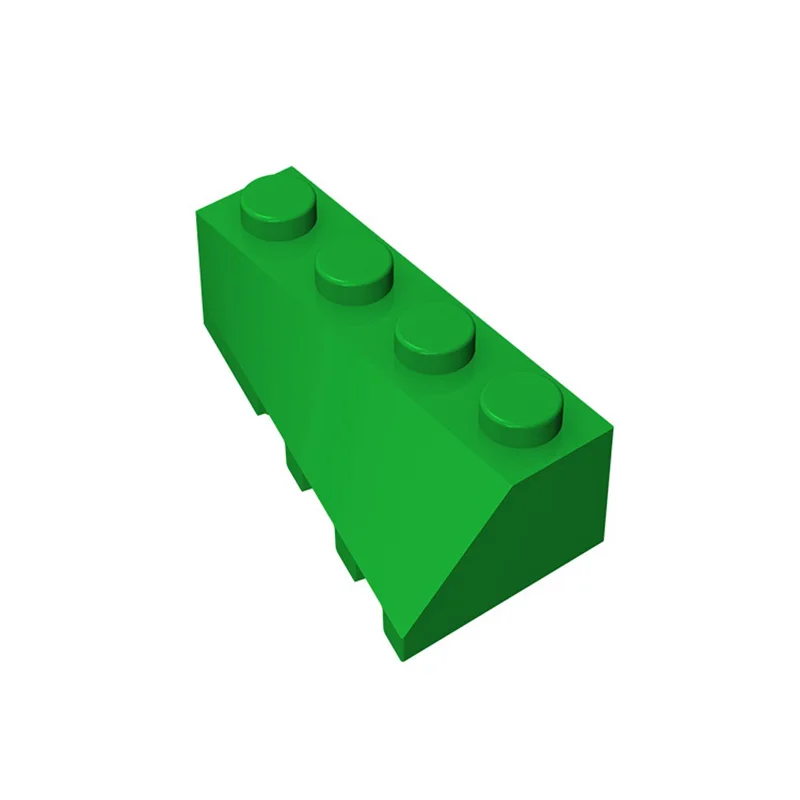 Gobricks 43721 10PCS Bricks Wedge Parts Sloped 45° 4x2 Left Compatible DIY Building Blocks Model Educational Toys Gift Adult