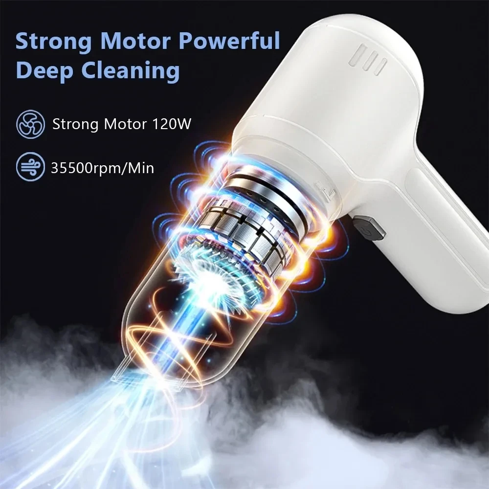 Xiaomi MIJIA 1900000PA Wireless Car Vacuum Cleaner Strong Suction Handheld Cleaning Machine Car Cleaner For Home Appliance