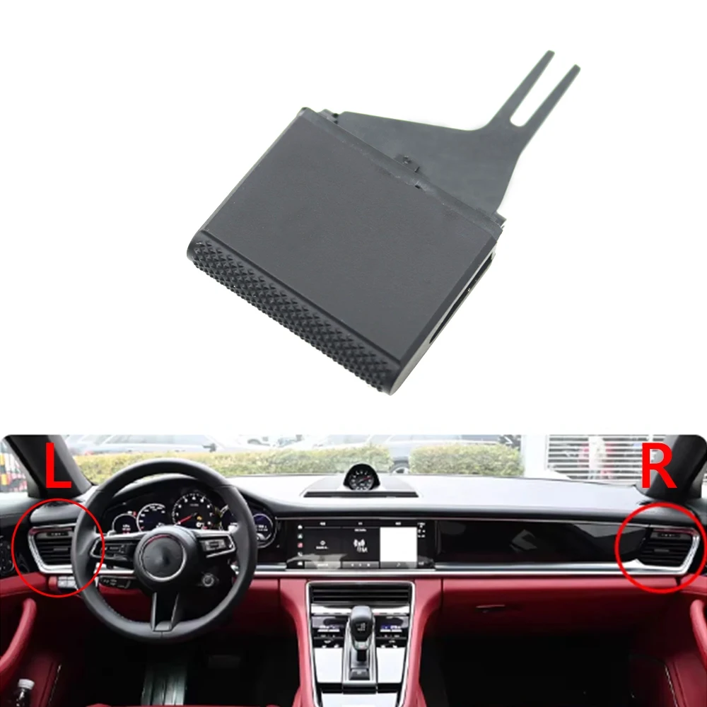 

Front Left Right A/C Vents Outlet Paddle Tab Air Conditioner Dashboard Grille Clip For Porsche Panamera (G2) 971 2017-2023
