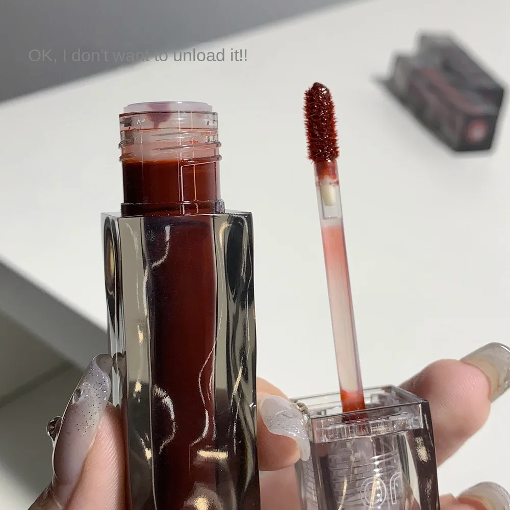 Sexy rote Lippentönung, 6-farbiges Färben, Lipgloss, Wasserkristall, langlebiger Lippenstift, Sommer, neues hochpigmentiertes Frauen-Lippenstift-Make-up