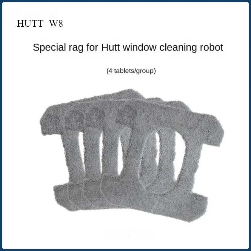 

Para HUTT W8 Electric Window Cleaning Robot Mop Cloth Kit Replacement Parts