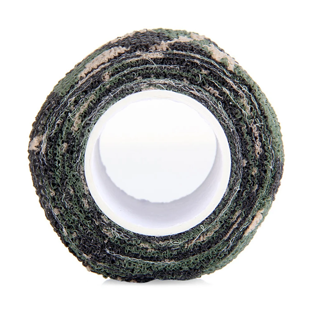 

5CM x 4.5M Camouflage Tape Self Adhesive Elastic Wrap Non Woven Fabric Stealth Multi Functional Protective Hunting Outdoor