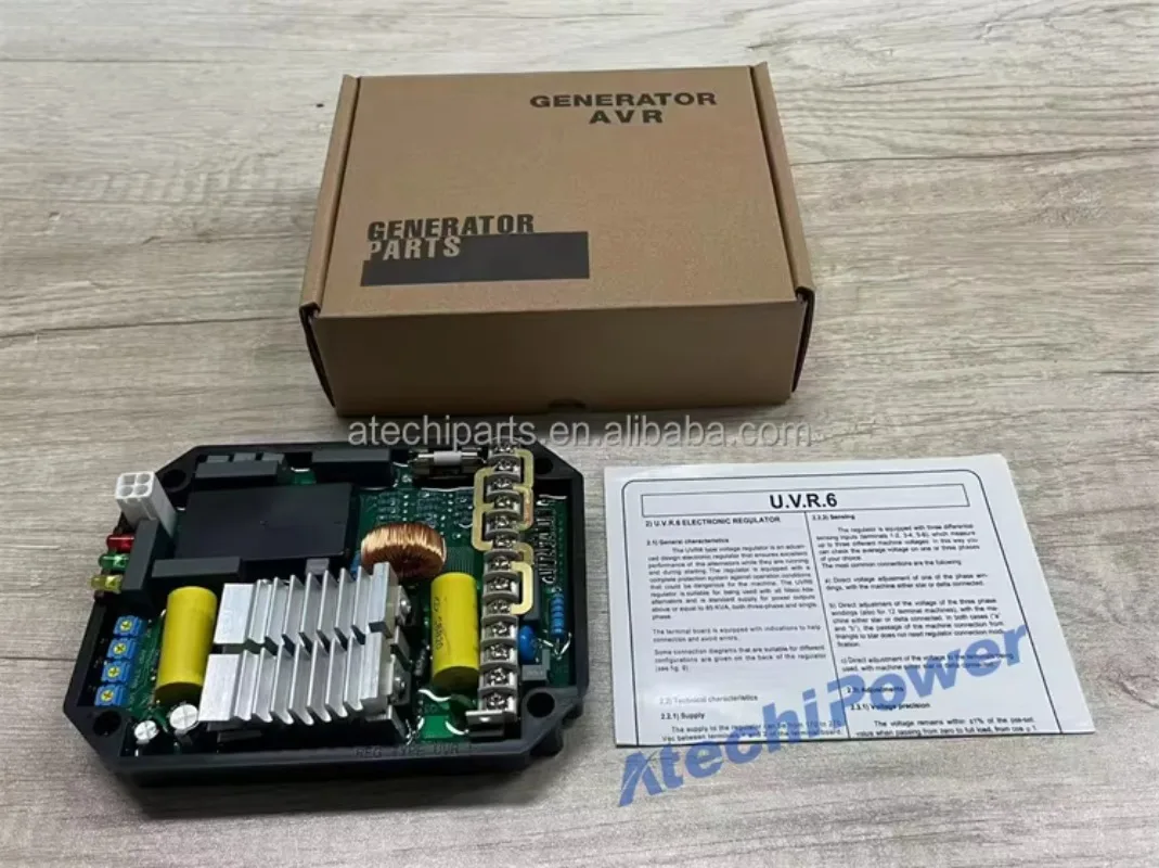 AVR UVR6 Automatic Voltage Regulator UVR6 Brushless AVR Generator Alternator Genset Parts Uvr6