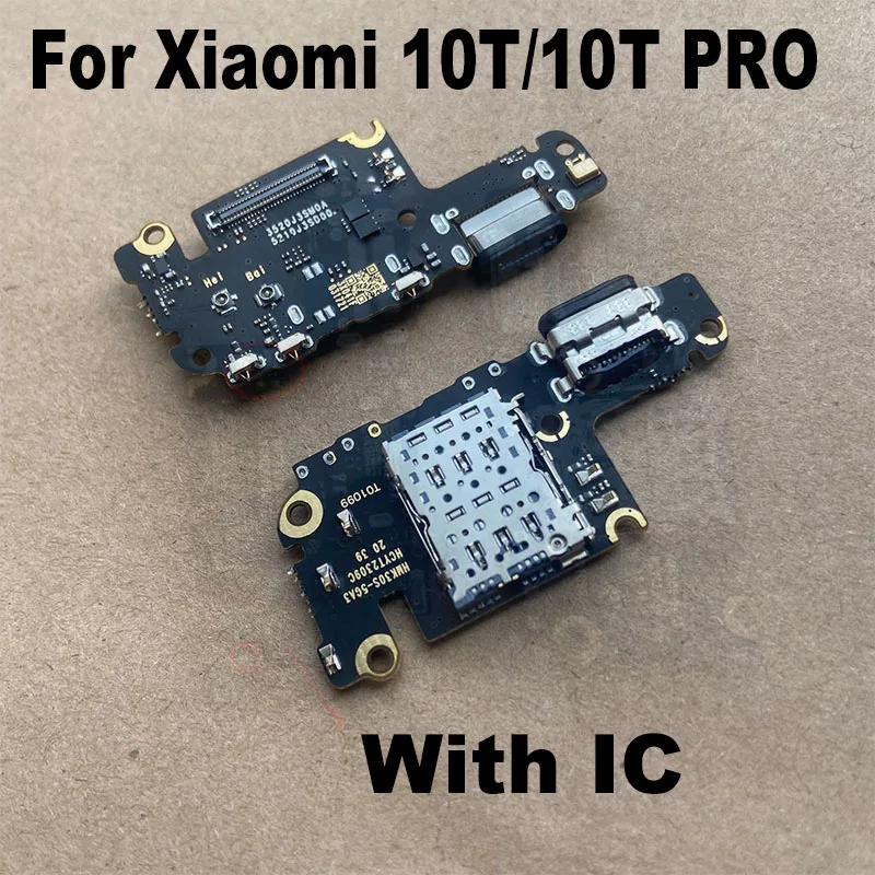 Charge Board For Xiaomi Mi 10T / Mi 10T Pro USB Charging Port Flex Cable With Quick Charging IC Connector Parts