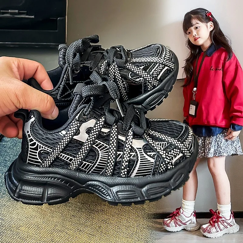 منصة أحذية رياضية غير رسمية 2025 جديد الخريف الاطفال احذية الجري لينة وحيد طوال اليوم الراحة الاطفال مدرسة في الهواء الطلق أحذية رياضية #4