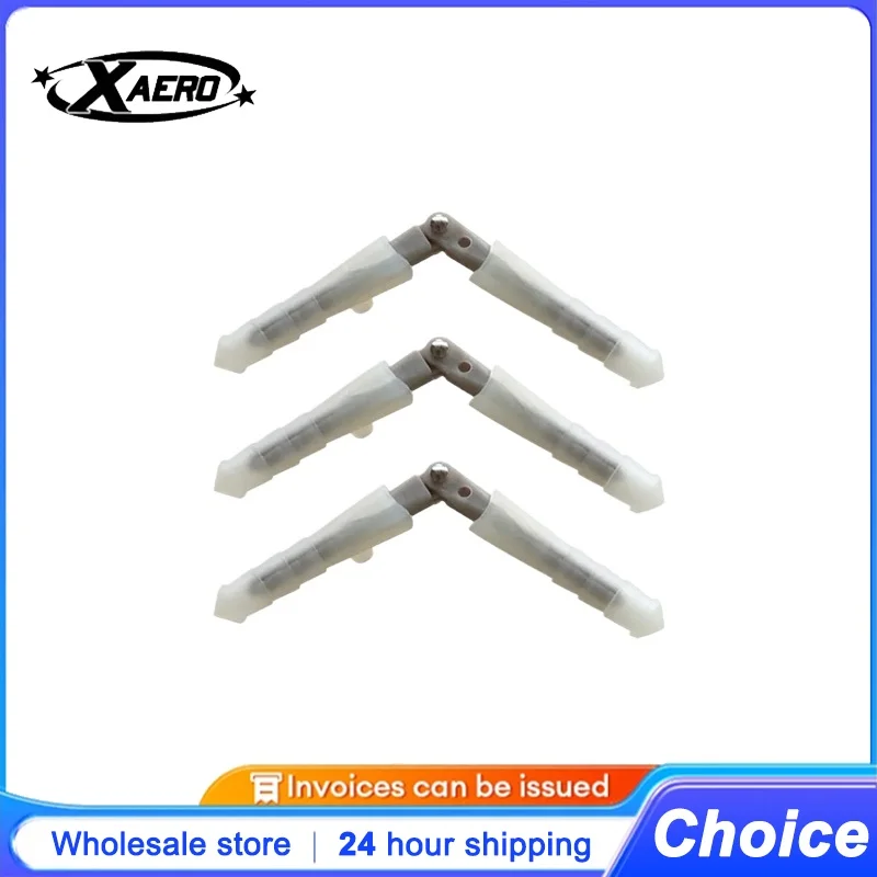 

XAERO 10 Pairs RC Hinge Point Pockets, Plastic Control Horns for RC Airplane, Helicopter, Drone Model Replacement Parts