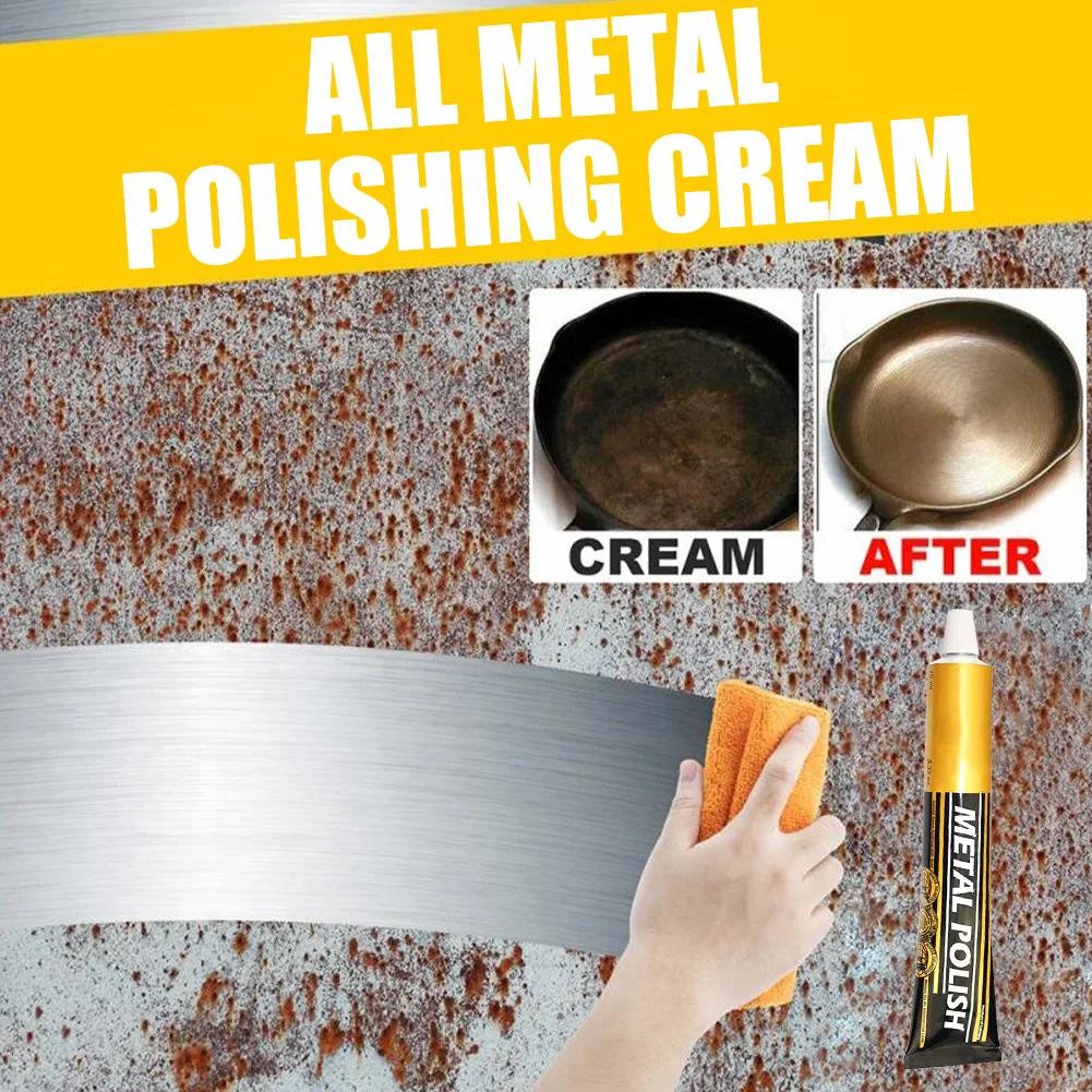 Metal Polish Paste Caring Agent for Cars, Assista a Moagem de Cera Espelho, Pasta de polimento, Ferramentas Metalworking Metal, 100g, 150g