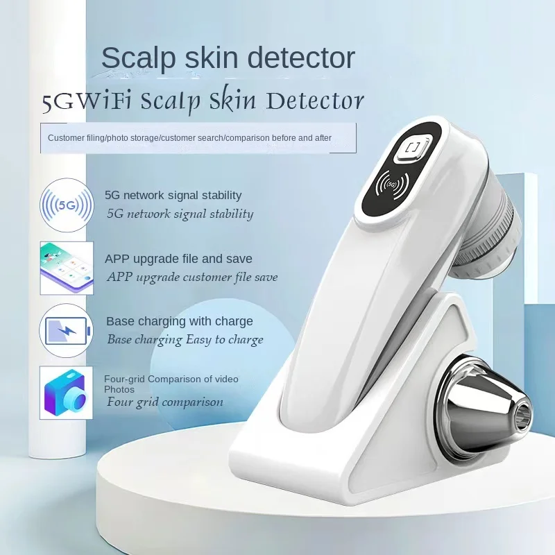 WiFi Scalp Hair Follicle Detector HD Barber Shop Skin Test Beauty Salon Special Four Spectrum