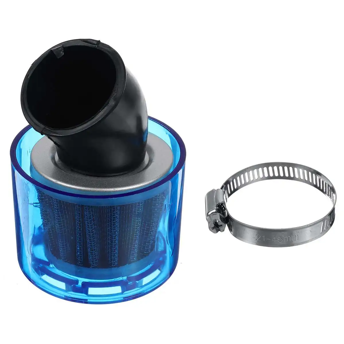 1PC 35mm/40mm/42mm Bend Elbow Neck Motorcycle Motorbike Car Air Filter Cleaner Fits 125cc-250cc ATV Pit Dirt Bike Splash Proof