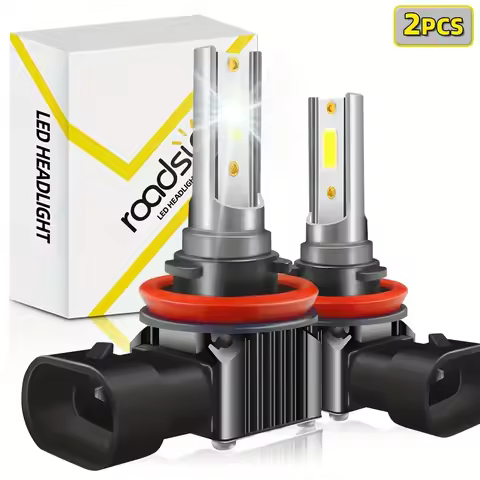 9006 9005 H7 Led Car Headlight HB3 H8 H11 HB4 Fog Lights Bulb High Low Beam 6000K White 600% Brighter 26000Lm Aluminum Long Life