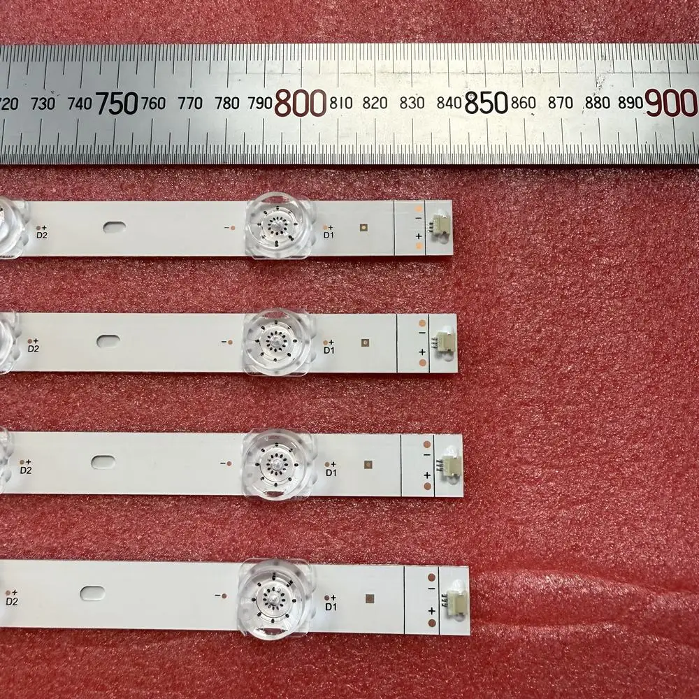 شريط LED لـ Hisense 43A72GQ 43A7HQ 43A7GQ 43A60G 43A60GEVS 43A7GQTUK 43A7HQTUK ZD SSC D425 4x10 02 TDE30