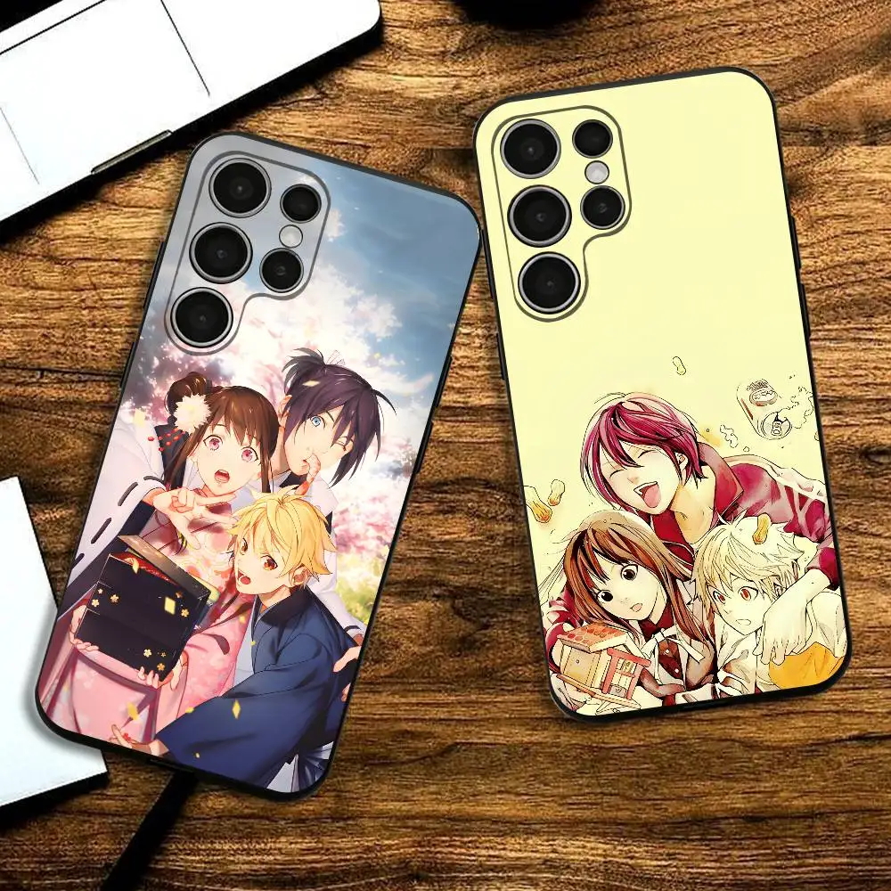 Anime Y-Yato H-Hiyori Y-Yukine Silicone Case For Samsung S25 24 23 22 21 20 Plus Ultra 5G Lite Shockproof Cover