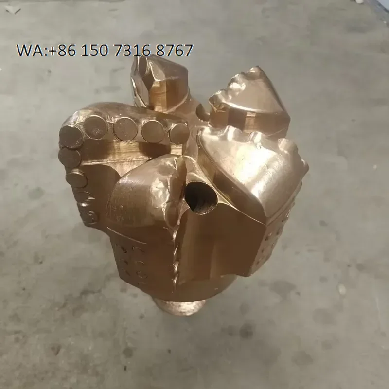 New 6inch PDC drill bit Hard Rock Polycrystalline Diamond Compact Bit for Water well and Oilfield Geological Drilling
