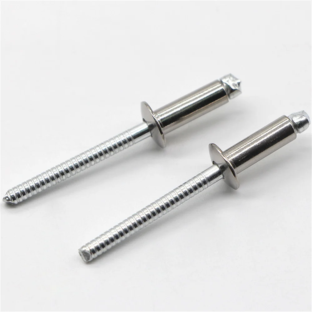 Stainless Steel Blind Rivets M3 M3.2 M4 M4.8 M5 Dome Head Break Mandrel Blind Rivet For Furniture Car Aircraft GB12618