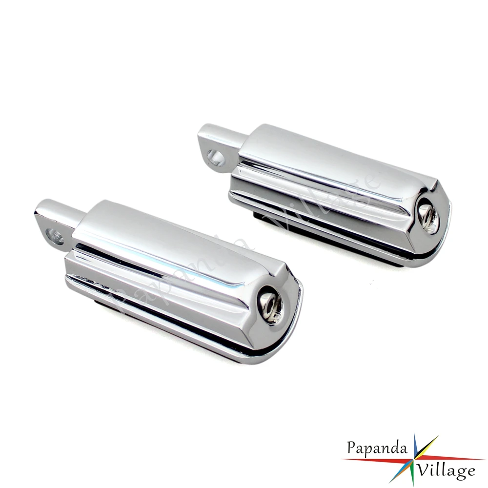 2pcs Motorcycle Footrests Foot Peg Pedals Male Footpegs Mount For Harley Dyna Softail Sportster Iron 883 1200 Custom 1984-2018