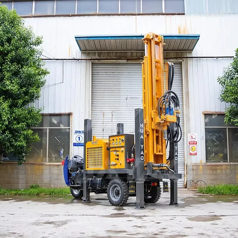 Water Well Rig Borehole Rotary Hydraulic Drilling Equipment Core Drill Machine Pump Portable Geological Power System Hot
