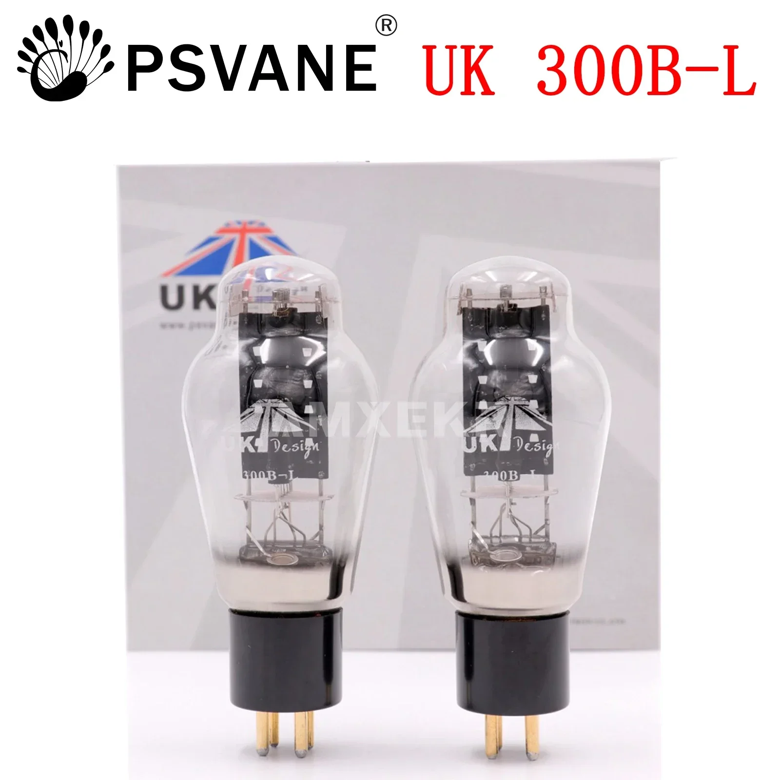 PSVANE UK 300B-L Vacuum Tube Replace JJ EH Gold Lion 300B Tube For HIFI Vintage Tube Audio AMP DIY New Matched Pair