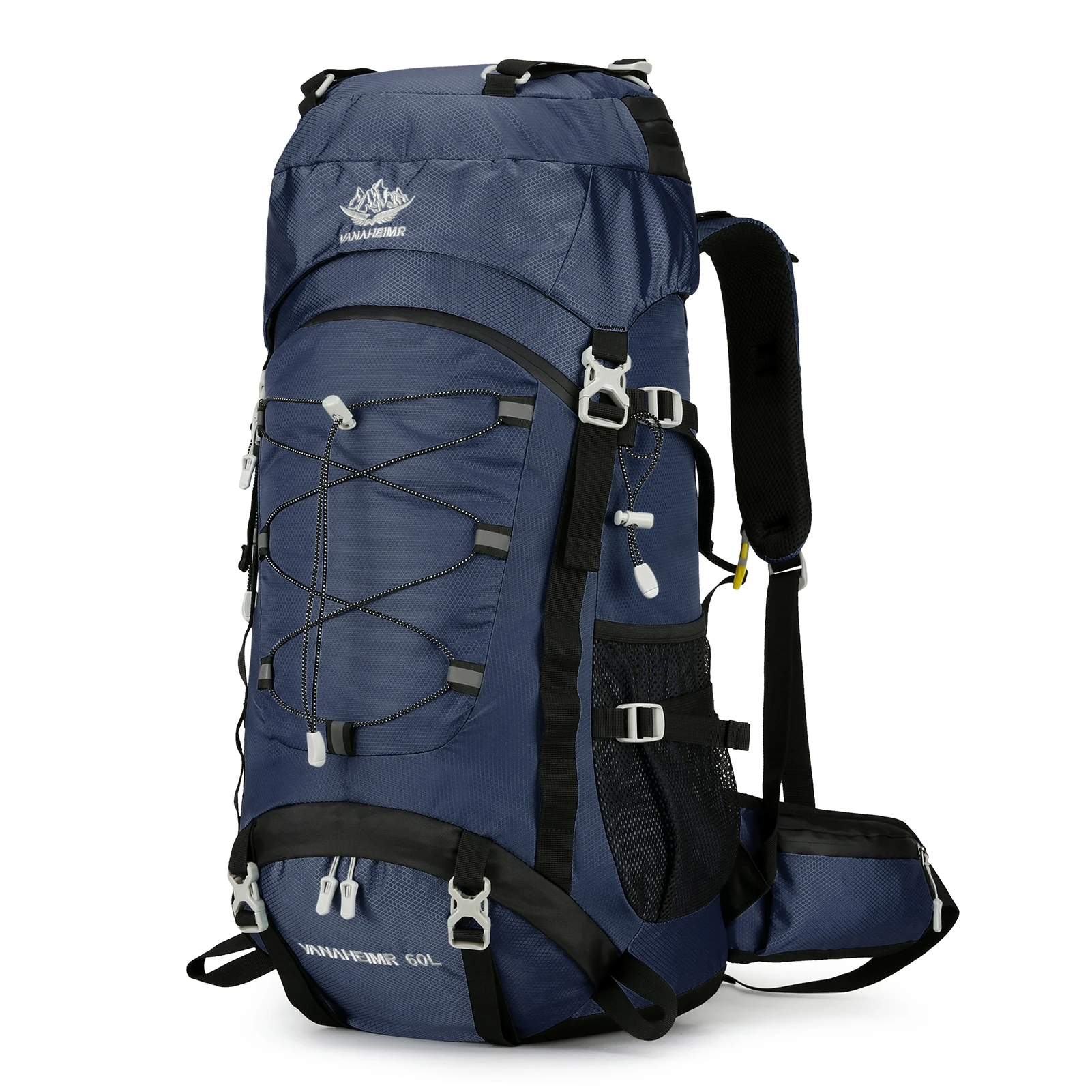 

60L Large Capacity Camping Backpack Waterproof Backpacking Mountaineering Backpack for Hiking Travel backpack with rain cover