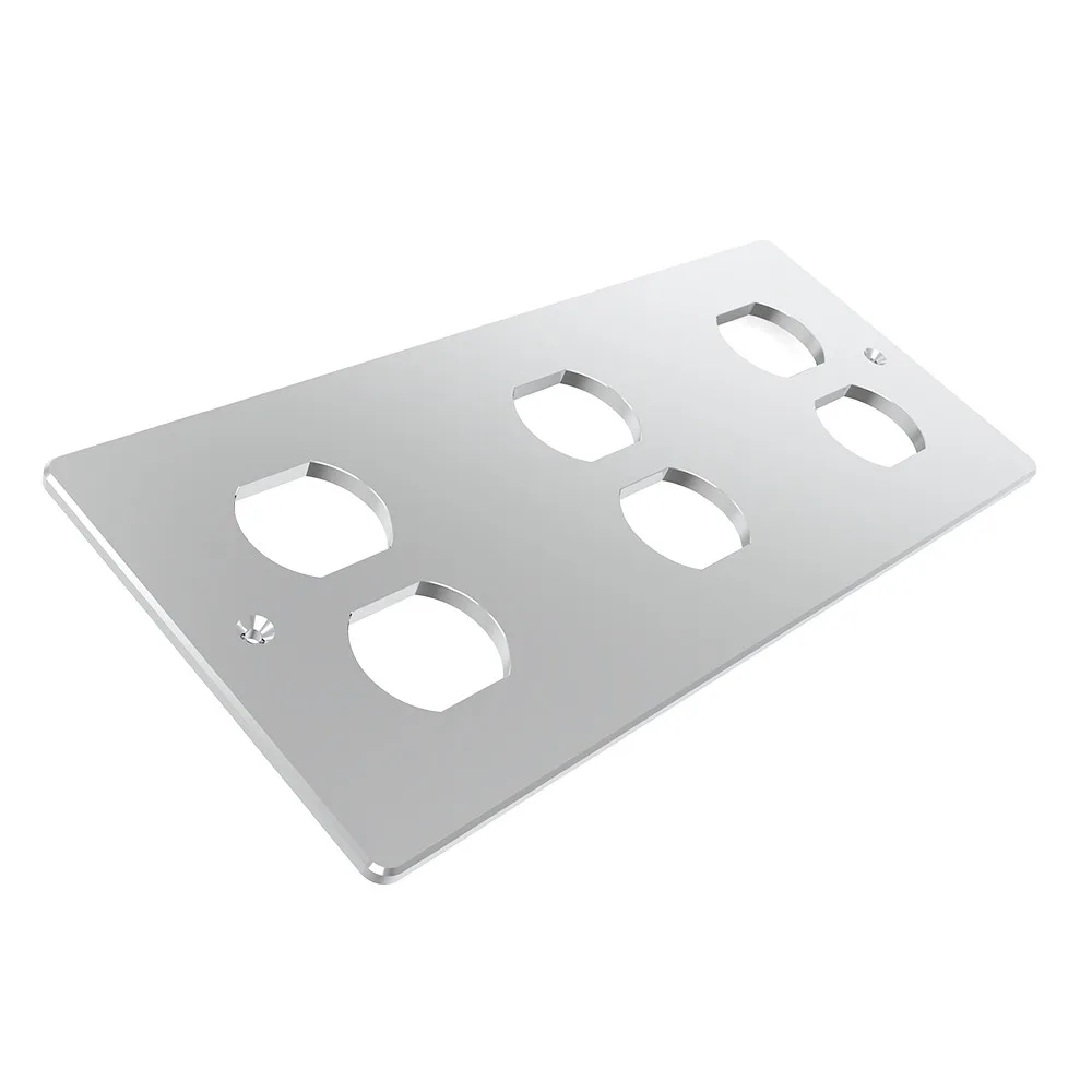 Prefair 1 buah konektor daya Jack US Hi-end DIY HIFI kuningan 24k emas 146 tipe 15AMP IEC Inlet 3 pin soket steker listrik