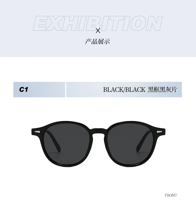 Mode Vintage Runde Sonnenbrille Mann Frauen Angeln Fahren Luxus Sonnenbrille Anti-Glare Retro Strand Shades UV400 Brillen – Detail 13