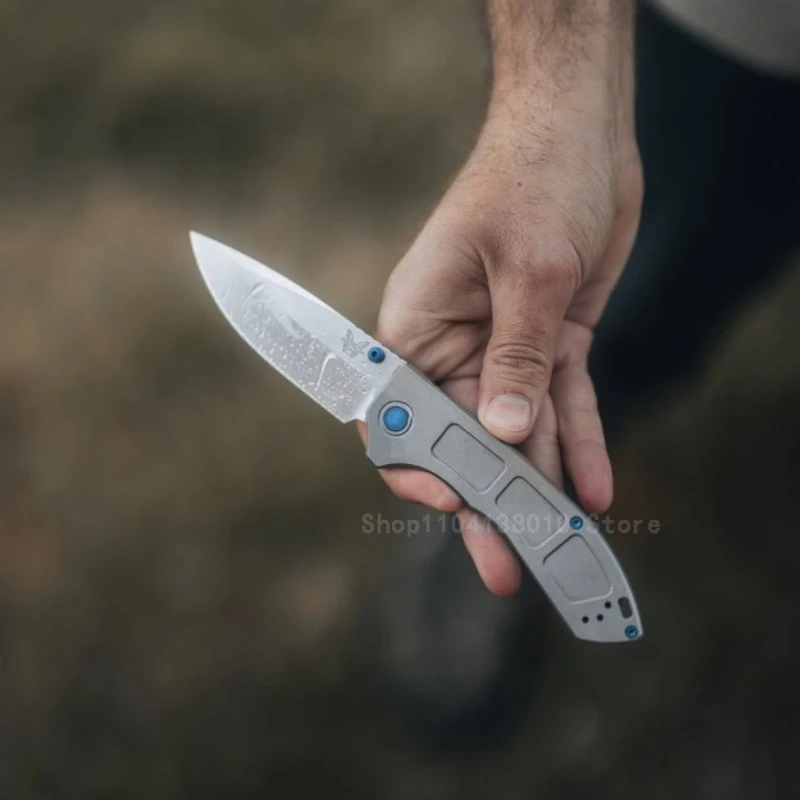 

BM 748 Narrows (3.4" Satin) Aluminum Alloy Handle Outdoor Tactical Hunting Camping Hiking Survival EDC Pocket Folding Knife