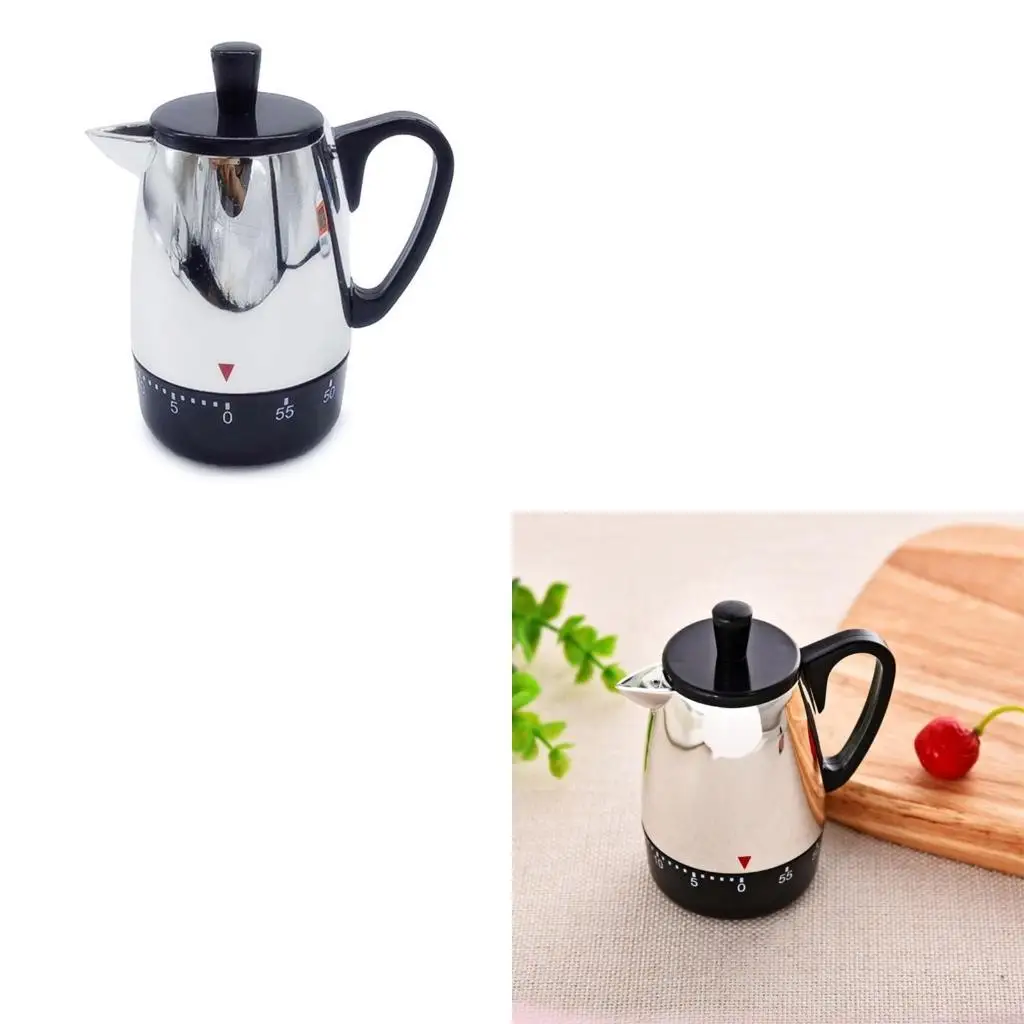 P82E Cooking Timer Clock Household Timer 60 Minutes Mechanical Timer No Batteries Required Kitchen Baking Countdown Reminder