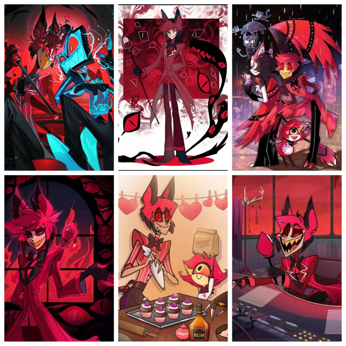 

Adult Jigsaw Puzzle 500/1000 pcs Puzzle Hazbin Hotel Cartoon Paper Puzzle Decorative Painting Exercise Brain Thinking