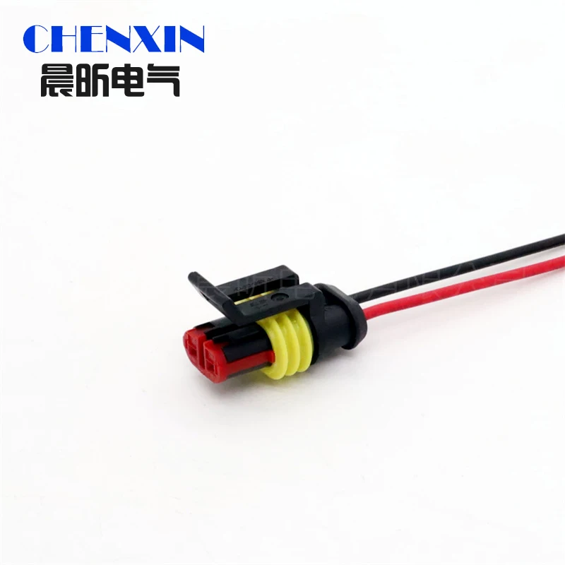 

Автомобильный аксессуар 2P AMP Superseal Водонепроницаемый электрический провод Автомобильный разъем Автомобильный разъем Провод кабеля, 282080-1 282104-1