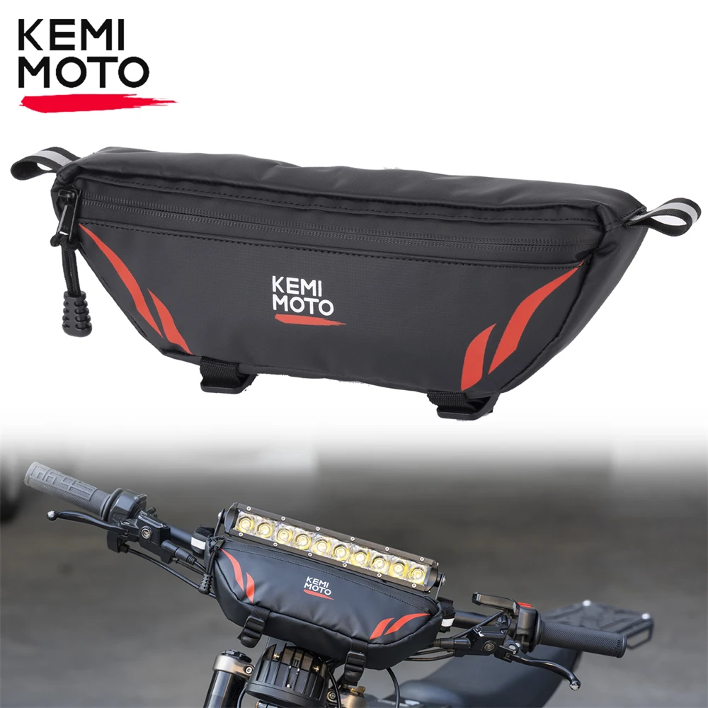 Motorcycle Handlebar Bag Waterproof Storage Bag for Surron X for Surron Light Bee X Firefly Electric Dirt Bike Handle Bar Bags