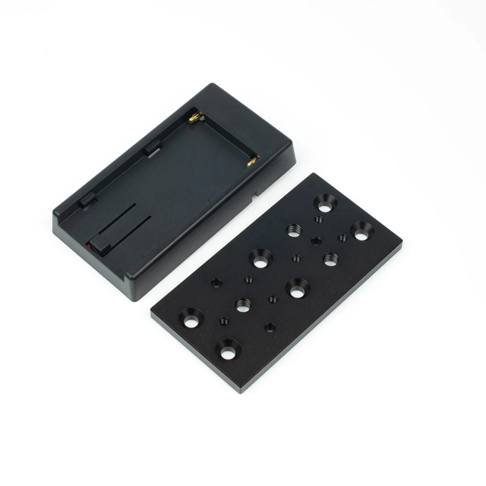 F550 F750 NP-F970 Box Battery Plate Power Station Case Cheese Plate DIY Kit fr Film Camera Power Supply  Gimbal Dolly Slider