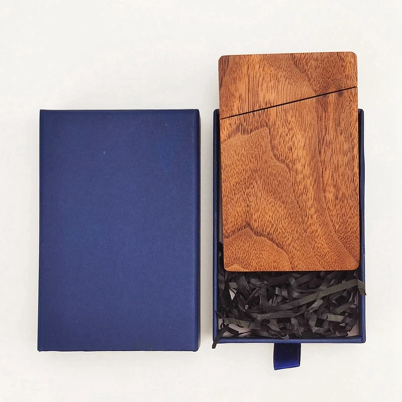 صندوق هدايا الأعمال المحمول ، حامل بطاقات الأعمال ، الخشب الصلب ، صندوق الهدايا ، 1.