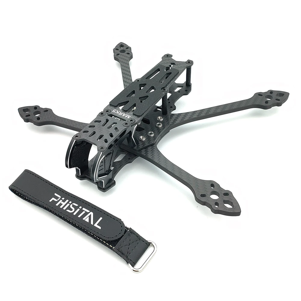 PhiSital Mark5 O4 Pro FPV Frame Kit X/DC Versie 5 inch Koolstofvezel Quadcopter Racing Drone voor RC freestyle DIY onderdelen