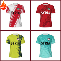 New Syria 1932-1958 3D Printing Flag Mesh T-shirts Men Women Clothing Sports Breathable For Running Bike Tennis Fitness T shirt