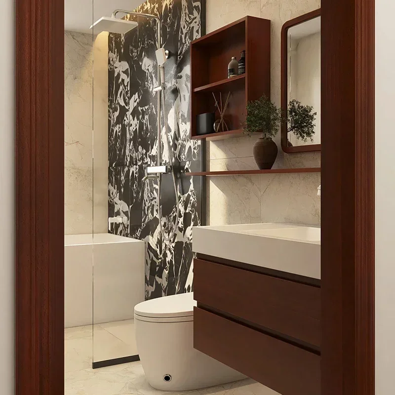 

bathroom sink with cabinet Luxury Bathroom Column Storage Space Saving Wall Pharmacy Vanity Floor Kitchen Cabinet Storage