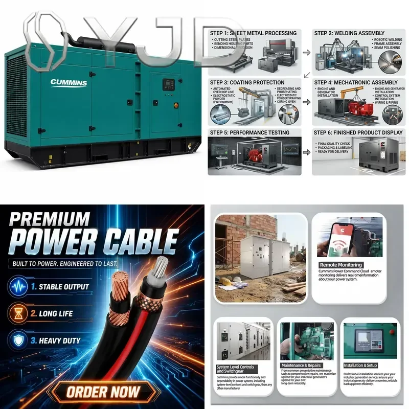 Industrial 1MW Low Noise Weichai Silent Generator Set 400V Water Cooled Container Type Heavy Genset CE