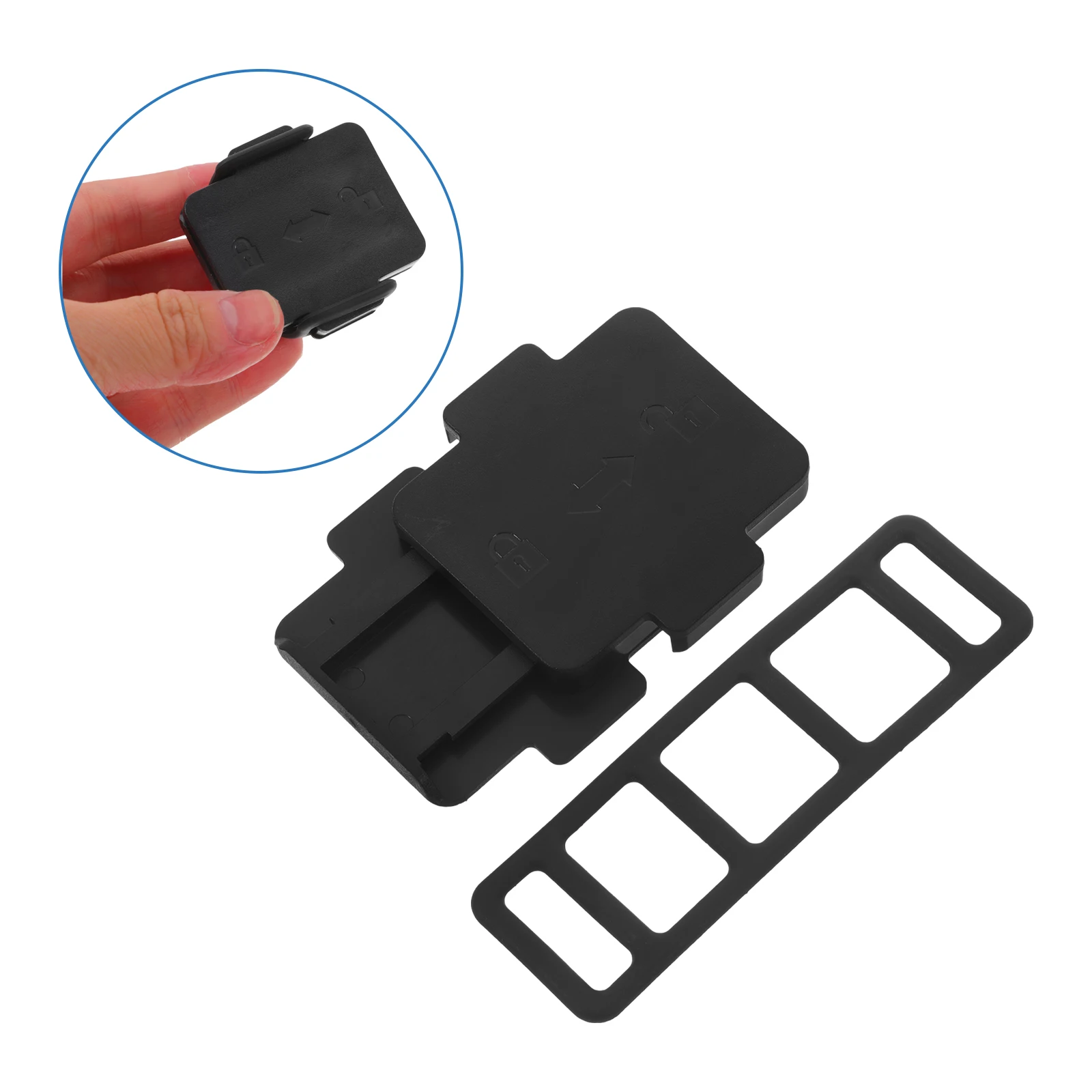 

Car Bracket Dash Mount ETC Holder Windshield Adhesive Strong Double Sided Plastic Heavy Duty Compatible Quick Release Vehicle